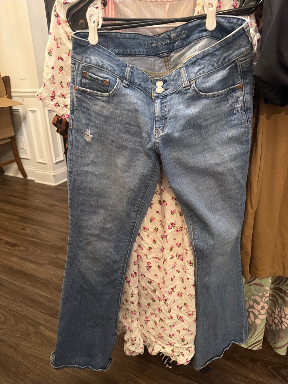 American Eagle Outfitters Light Blue Flare Jeans